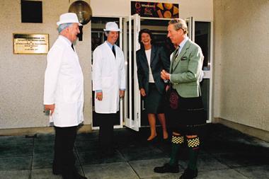 Factory opening 2 - Joe, Jim, Marjory Walker + Prince Charles