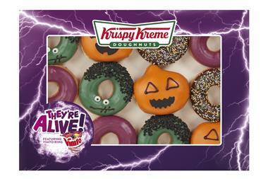 Vimto x Krispy Kreme Halloween Doughnuts