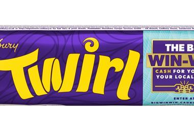 Cadbury giveaway Twirl