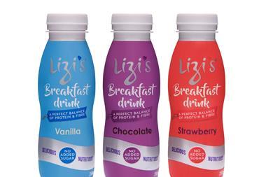 Lizi's granola breakfast drinks