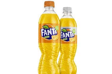 Fanta gets a fresh new look, including a spiral shaped bottle, as well as a reduced sugar recipe