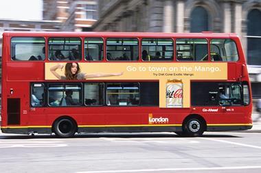 Diet Coke Mango Bus Advert