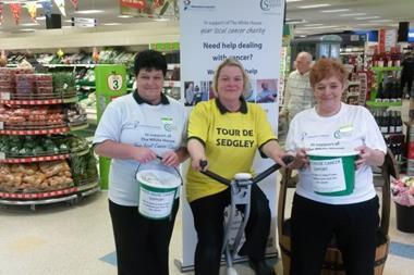 Midcounties Co-operative staff in Sedgley take part in the 'Tour de Sedgley'