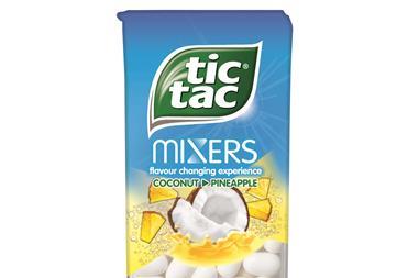 Tic Tac coconut to pineapple