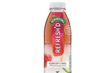 Robinsons Refresh’d is a new spring water drink mixed with real fruit