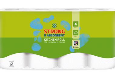 Co-op Roll Kitchen Towe (four pack)