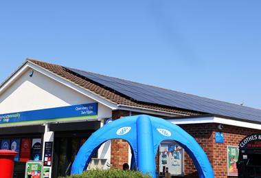 Billinghay Food Store solar panels