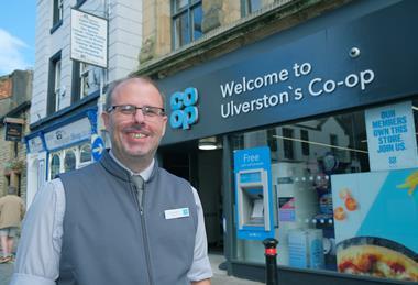 Ulverston Coop manager Darren Miller