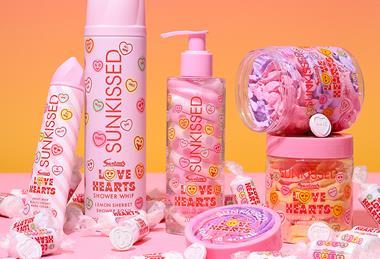 Sunkissed x Love Hearts - full product range