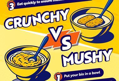 Mushy vs Crunchy bix Infographic