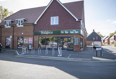Outside shot of Budgens Loxwood
