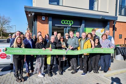 Leckhampton store opening ribbon cutting