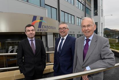 From left - Geoffrey, Martin and John Agnew
