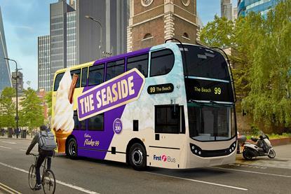 The Cadbury Flake 99 Bus - London