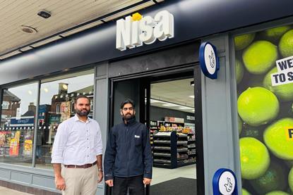 L-R Zaib Bal - Abdullah Bhatti outside Nisa Troon
