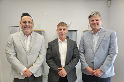 Dan Bebb, Martin Smith and James McGrattan join Volumatic team