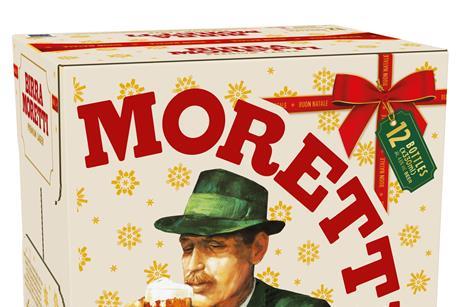 Case Birra Moretti 12x 330ml Festive 3D
