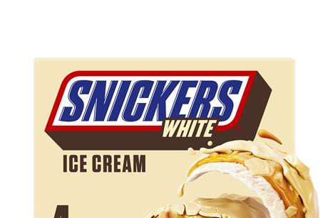 Snickers White IceCream Carton x4 Vis 2024 BB