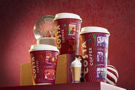 Costa Coffee Christmas 2023_Christmas Cups_Takeaway_Express