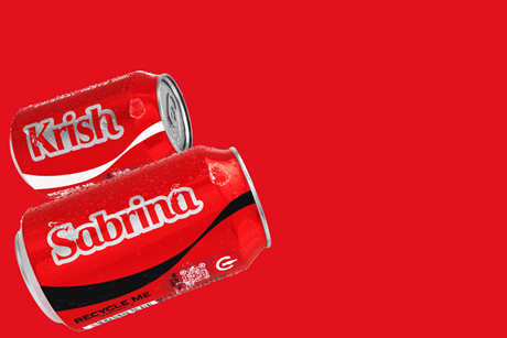 GB - Share a Coke EU - Two Cans - Can 330 - Sabrina & Krish Horizontal