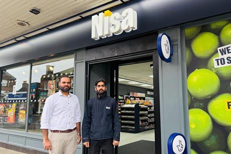 L-R Zaib Bal - Abdullah Bhatti outside Nisa Troon