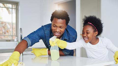 GettyImages_Family cleaning surface_Credit Dean Mitchell