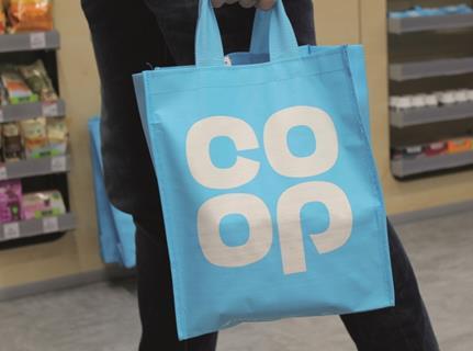 The Co-op wil return to its iconic blue clover-leaf logo