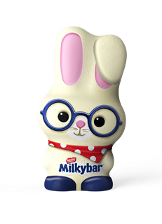 Milkybar Bunny 88g Front Facing 3D