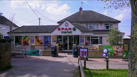 SPAR Minster Lovell front of store