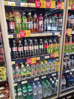 On the go soft drinks in chiller