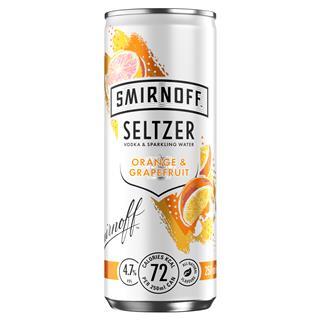 Smirnoff Seltzer Orange & Grapefruit (4.7% ABV)
