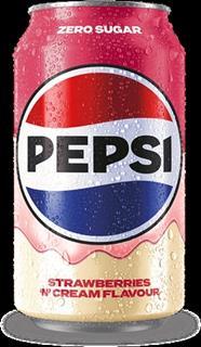 Pepsi Treats Strawberries & Cream can spritz 2024
