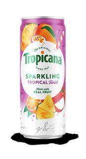 Tropicana Sparkling Tropical Twist Plain Pack