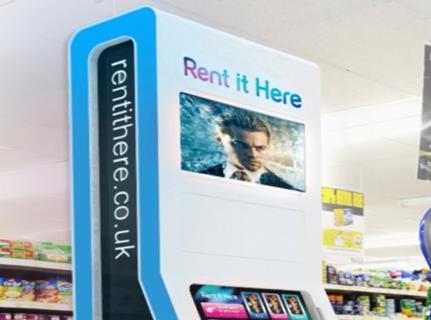 Rent it Here DVD kiosk