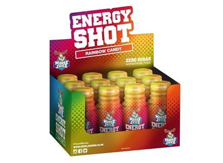 Moose Juice Energy Shot Rainbow Candy