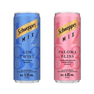 Schweppes mix line-up