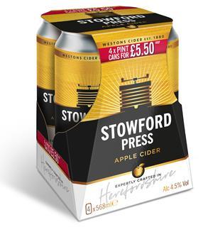 Stowford Press Pint Can Four Pack