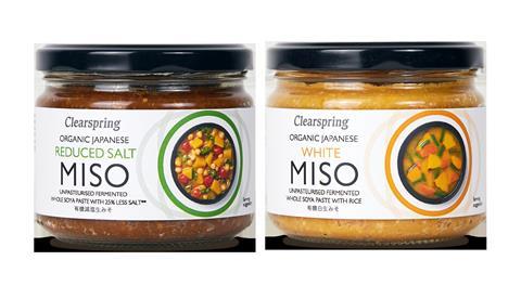 Clearspring Reduced Salt and White Miso