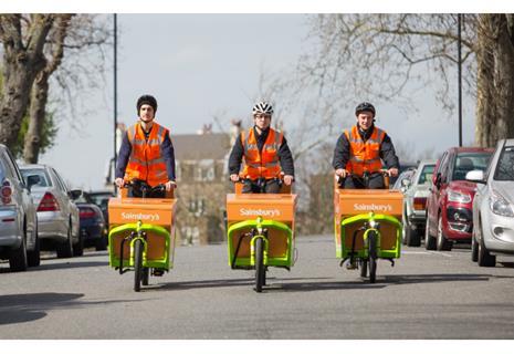 Sainsbury's Electric Cargo Bikes