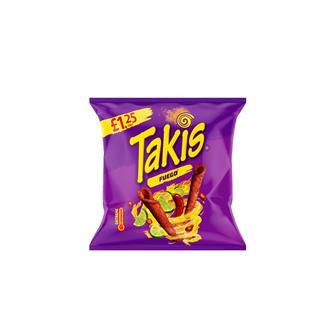 511898 TAKIS FUEGO EXPORT UK 55G PMP £1.25