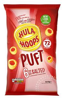 700215_Hula Hoops Puft Salted Multipack Crisps 6 Pack cropped