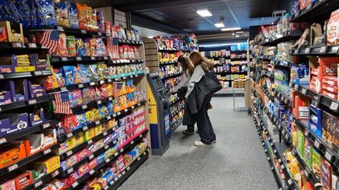 Middle aisle confectionery