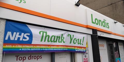 Londis Solo_NHS Thank You banner