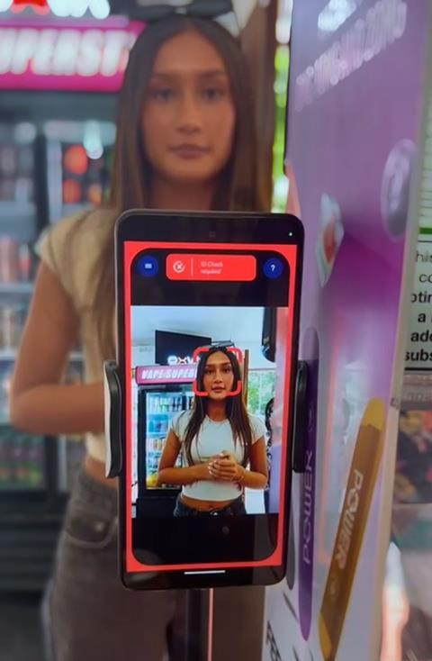 AgeAI in vape store