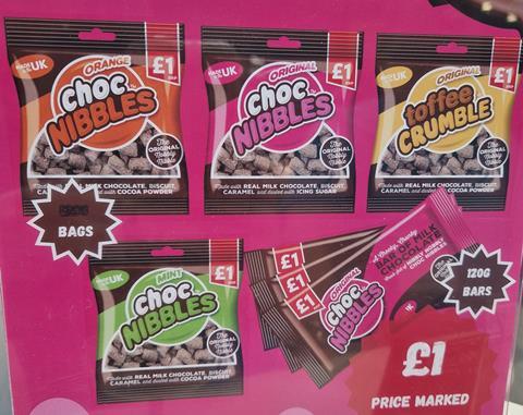 Choc Nibbles pound bags