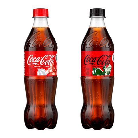 Coca-Cola festive packs 500ml