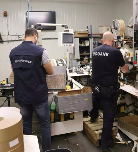 Europol tobacco officers