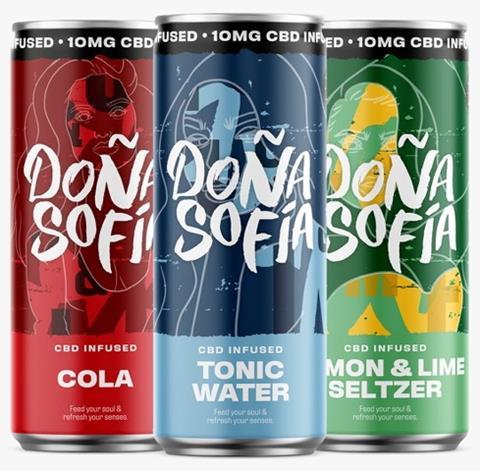 Dona Sofia CBD Soda Range Shot