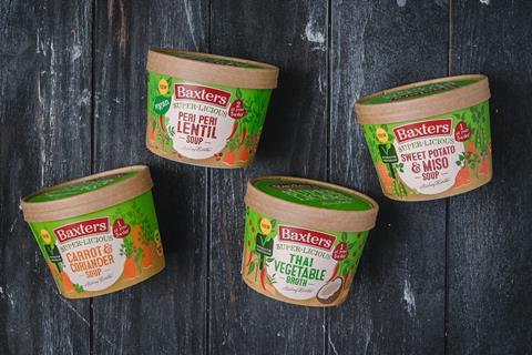 Baxters Vegetarian Super-licious Soup Pots