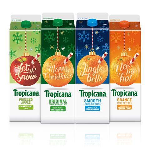 Tropicana Christmas Packs Range